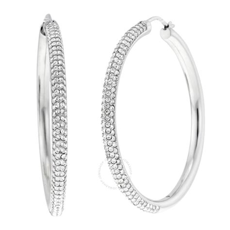 michael kors hoop earring|michael kors stud earrings silver.